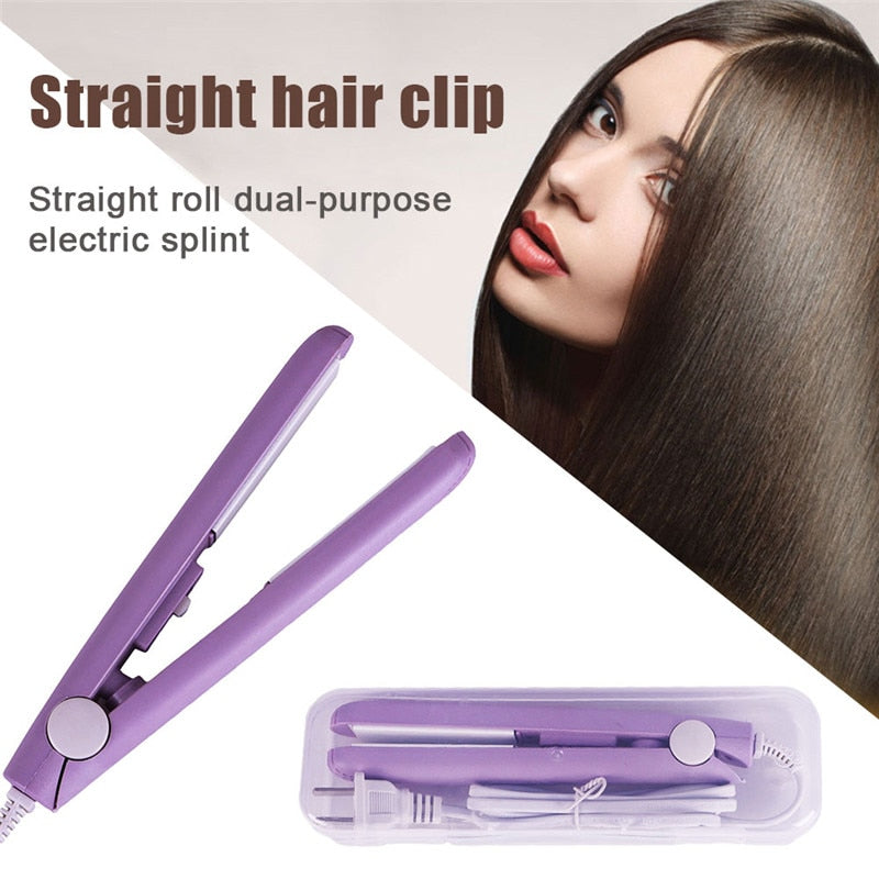 2in1 Hair Straightener Curler Iron